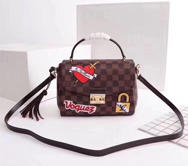 Louis Vuitton Damier Ebene Canvas CROISETTE N40055