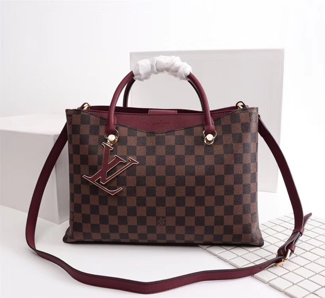 Louis Vuitton Damier Ebene Canvas RIVERSIDE M55040 fuchsia