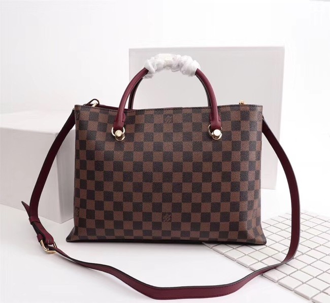 Louis Vuitton Damier Ebene Canvas RIVERSIDE M55040 fuchsia