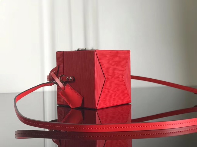 Louis Vuitton original Epi Leather BLEECKER BOX M52466 red
