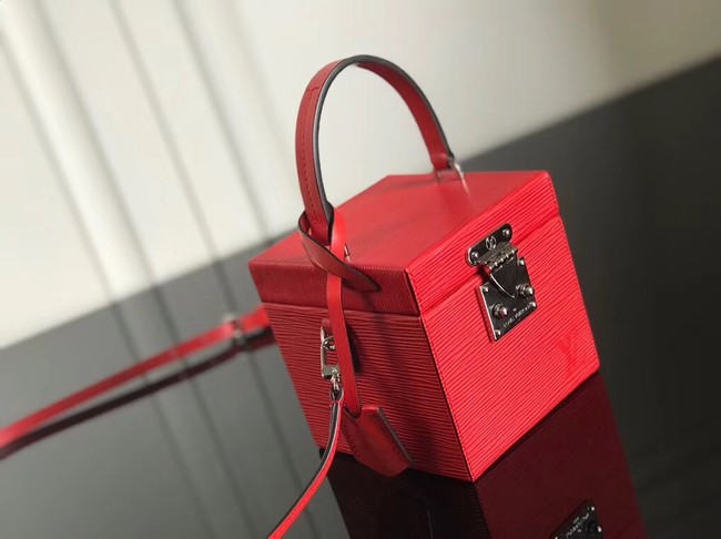 Louis Vuitton original Epi Leather BLEECKER BOX M52466 red