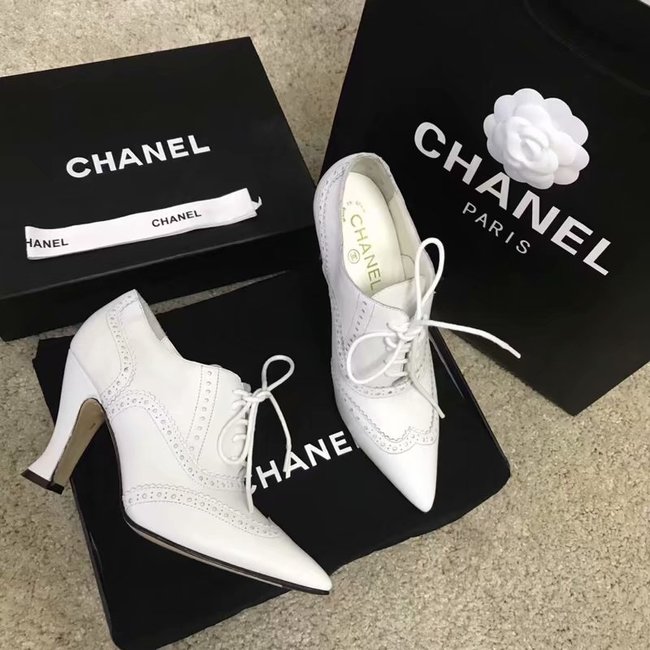 Chanel Lace-Ups Grosgrain CH2445LS white