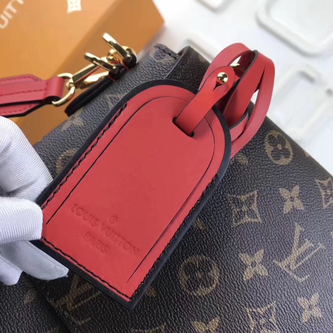 Louis vuitton original Monogram Canvas BEAUBOURG MM M43953 red