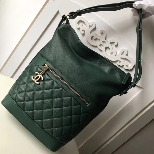 Chanel Hobo Handbag A57966 green