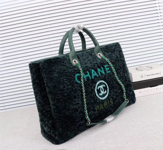 Chanel Maxi Shopping Bag A66942 green
