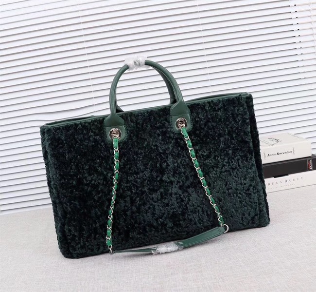 Chanel Maxi Shopping Bag A66942 green