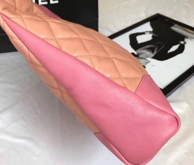 CHANEL 31 Large Shopping Bag A57977 pink& apricot