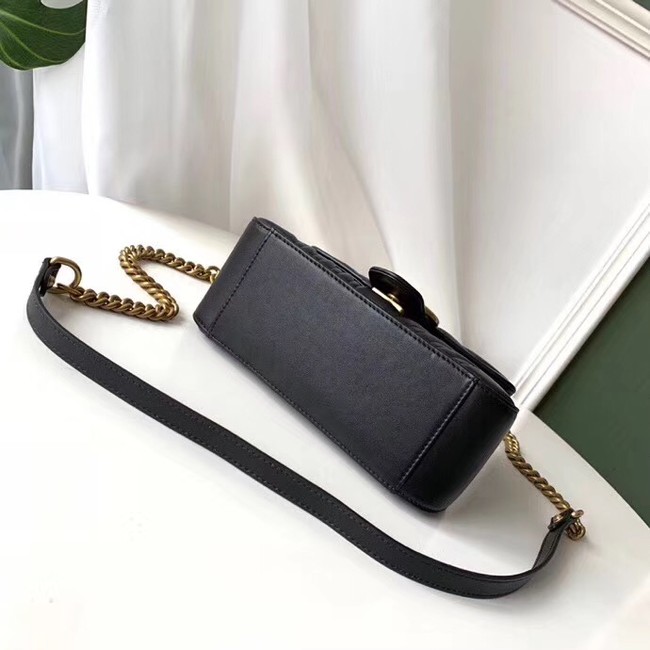 Gucci GG Marmont mini top handle bag 547260 black