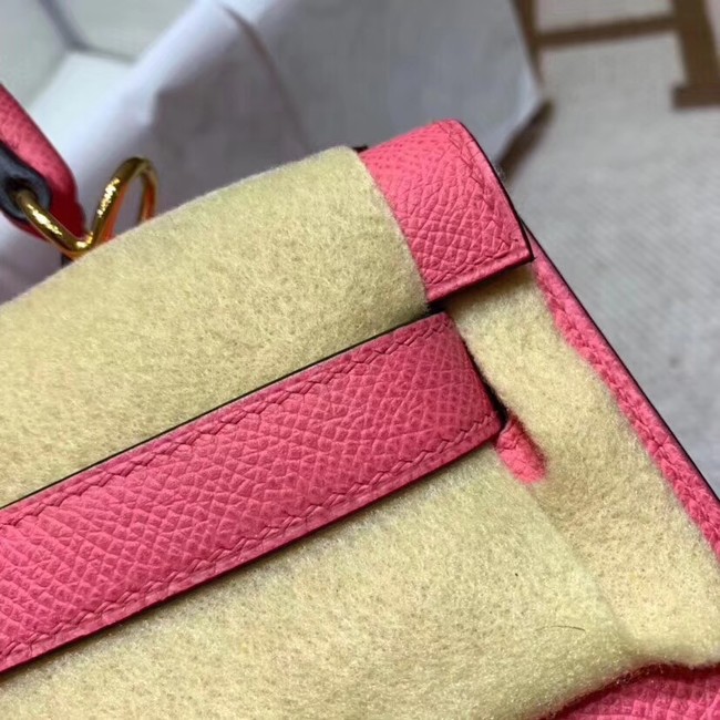 Hermes Kelly 28cm Shoulder Bags Epsom Leather KL28 pink