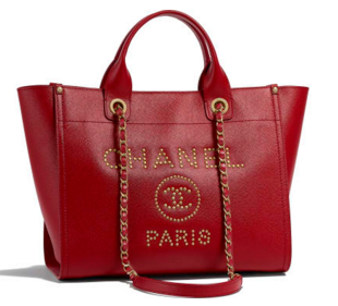 Chanel Grained Calfskin & Gold-Tone Metal A57069 Burgundy