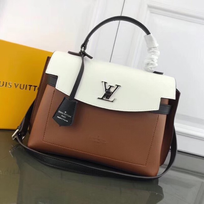 Louis Vuitton LOCKME EVER M51395 brown&white