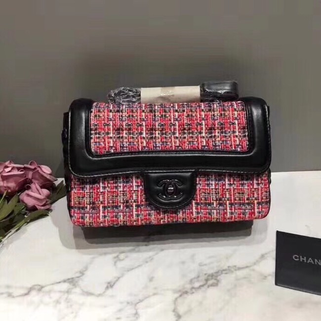 Chanel Shoulder Bag 56398 red