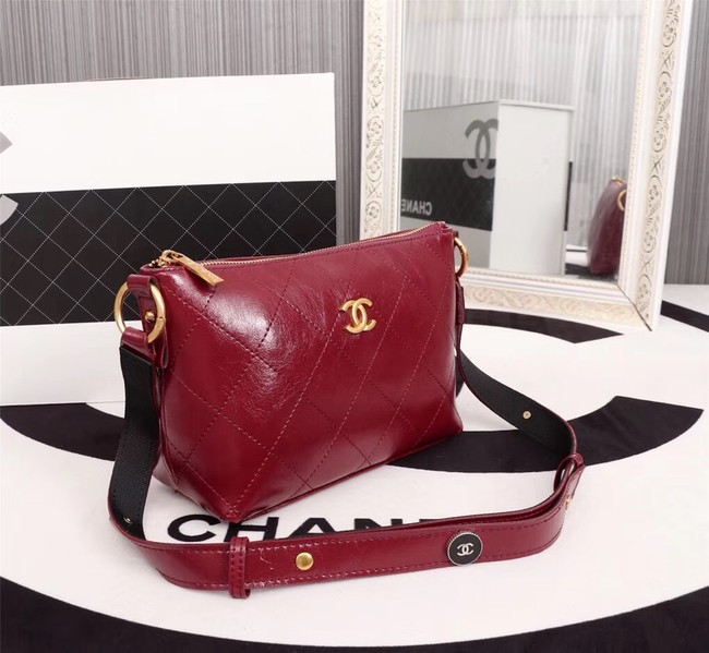 Chanel Shoulder Bag 56399 red
