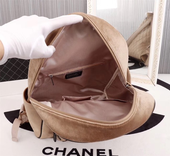 CHANEL Backpack A57594 apricot