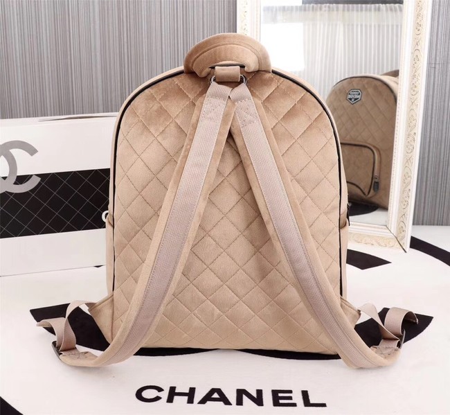 CHANEL Backpack A57594 apricot
