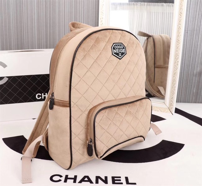 CHANEL Backpack A57594 apricot