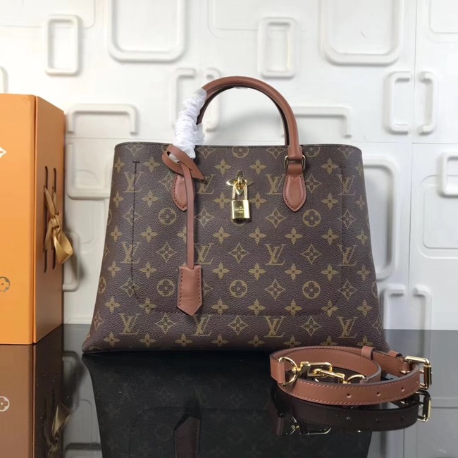 Louis vuitton original monogram canvas Flower tote M43550 brown