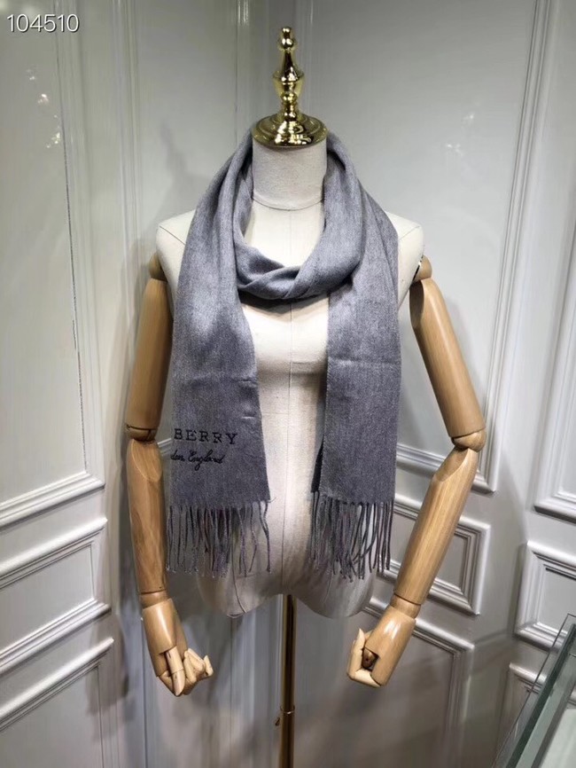 Burberry lambswool & cashmere scarf  71156 grey