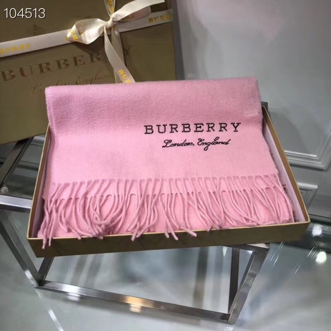 Burberry lambswool & cashmere scarf 71156 pink