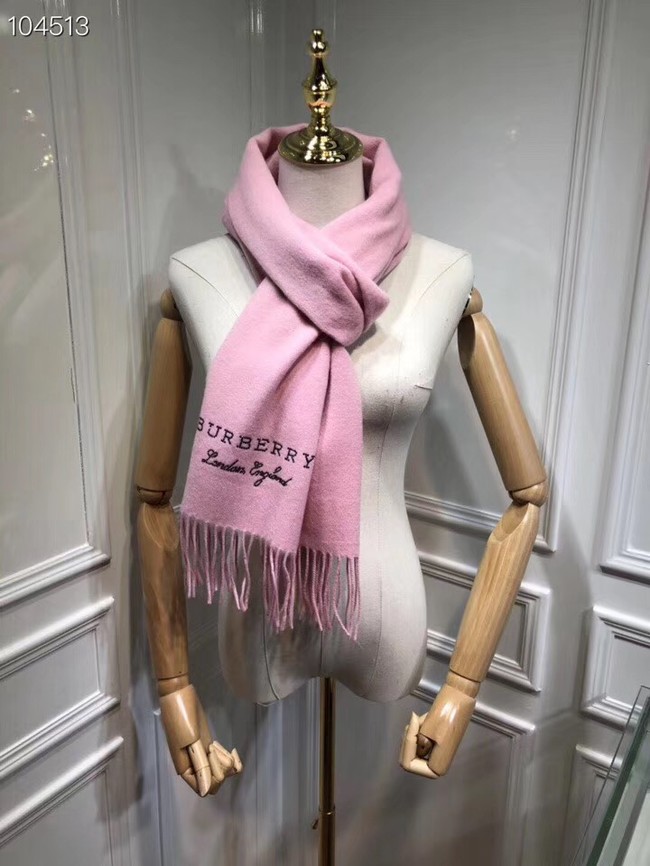Burberry lambswool & cashmere scarf 71156 pink