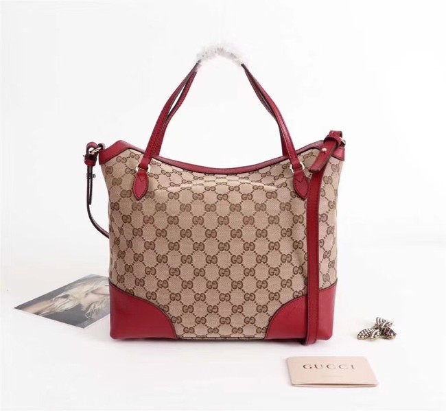 Gucci GG canvas shoulder bag 353120 red