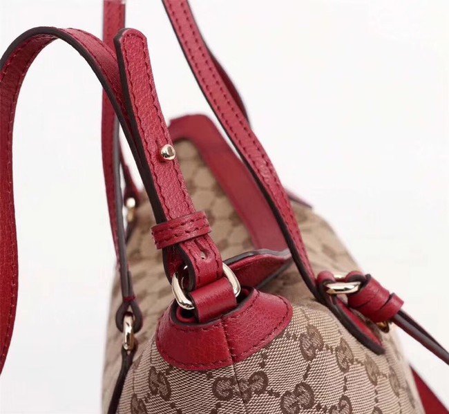 Gucci GG canvas shoulder bag 353120 red