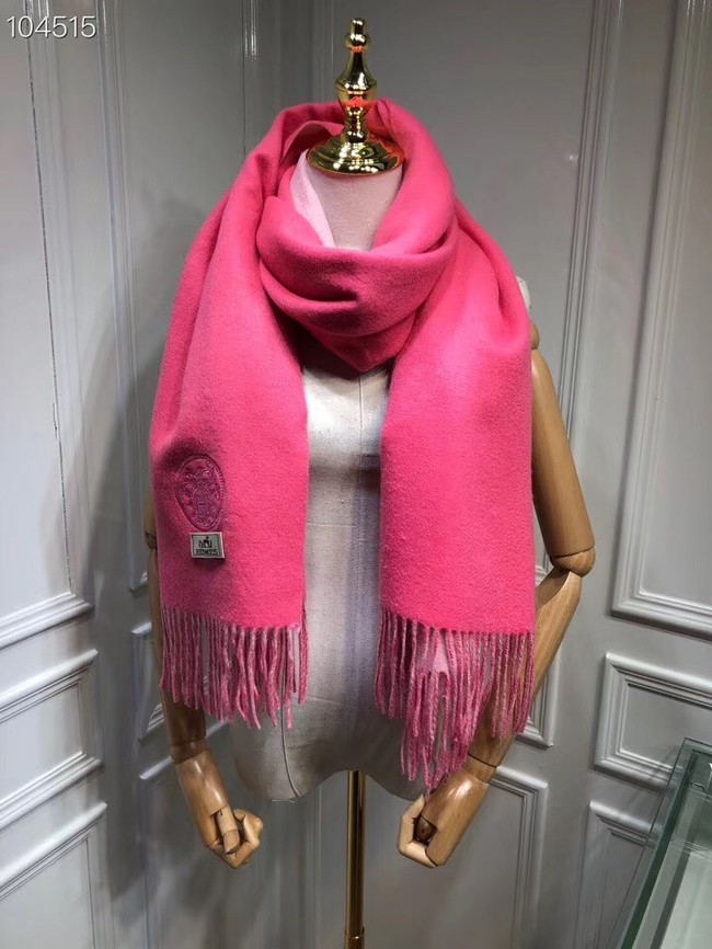 Hermes lambswool & cashmere Shawl 71151 rose