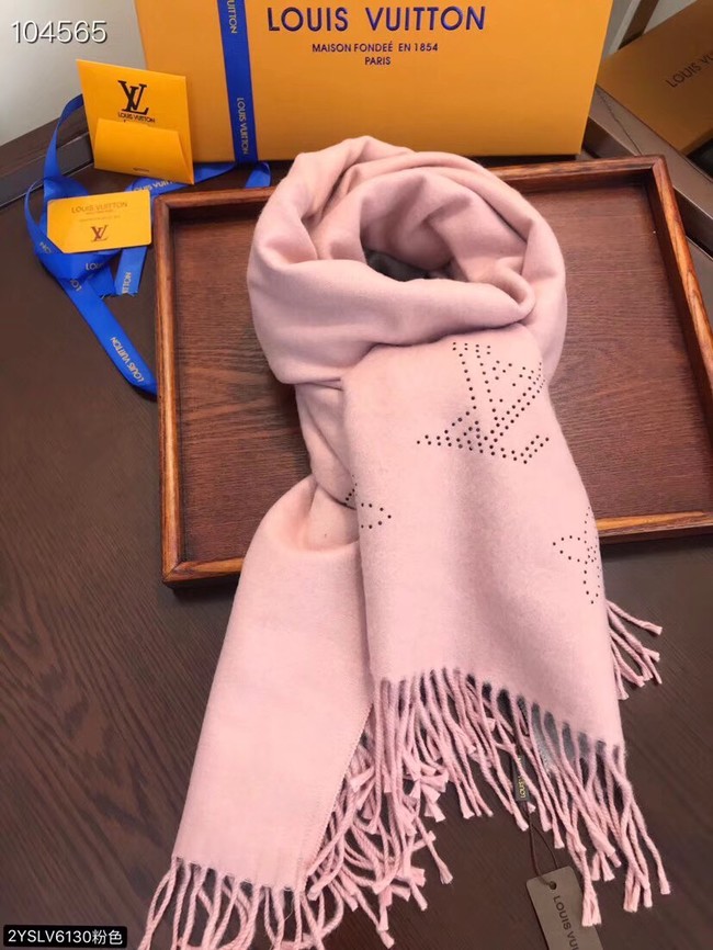 Louis vuitton Cashmere scarf LV6130 pink