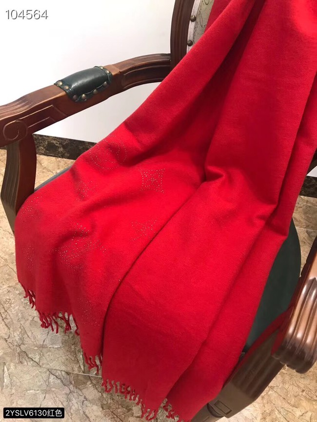 Louis vuitton Cashmere scarf LV6130 red