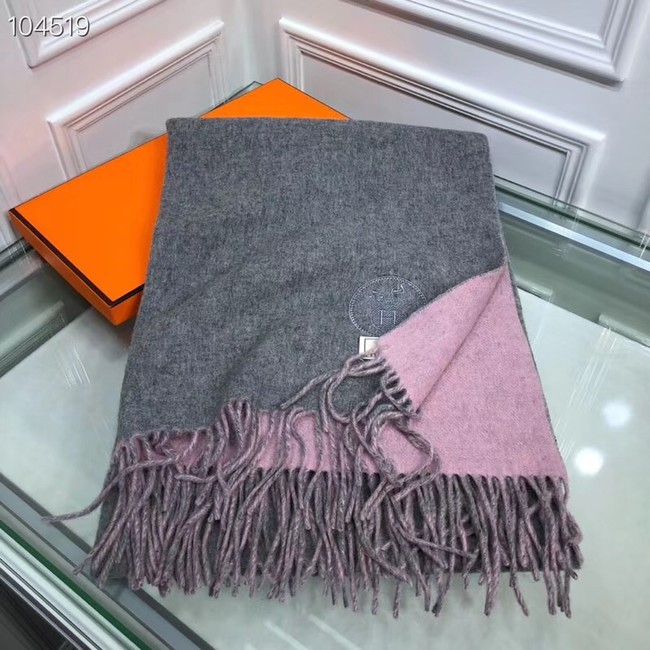 Hermes lambswool & cashmere Shawl 71151 grey