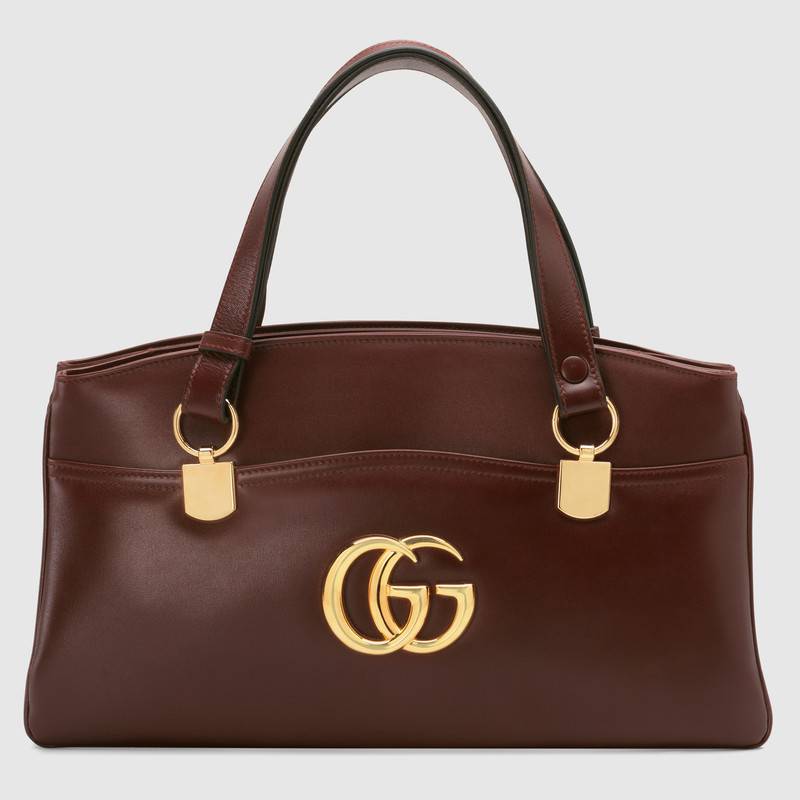 Gucci Arli large top handle bag 550130 Burgundy