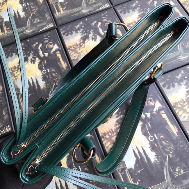 Gucci Arli large top handle bag 550130 green