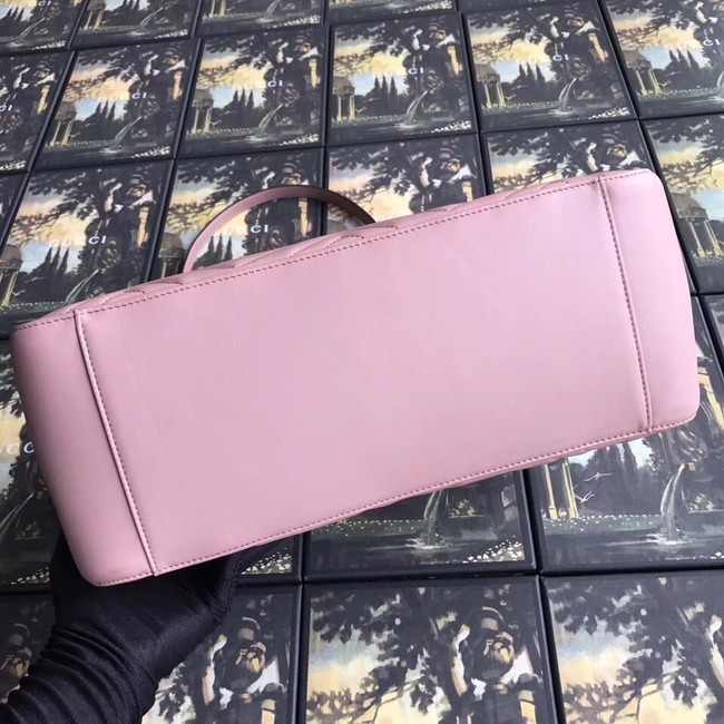 Gucci GG Marmont medium matelasse shoulder bag 453569 pink