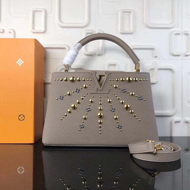 Louis Vuitton CAPUCINES PM M48864 grey