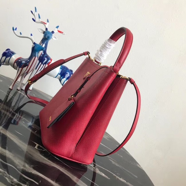 Prada Double Saffiano leather bag 1BA212 red