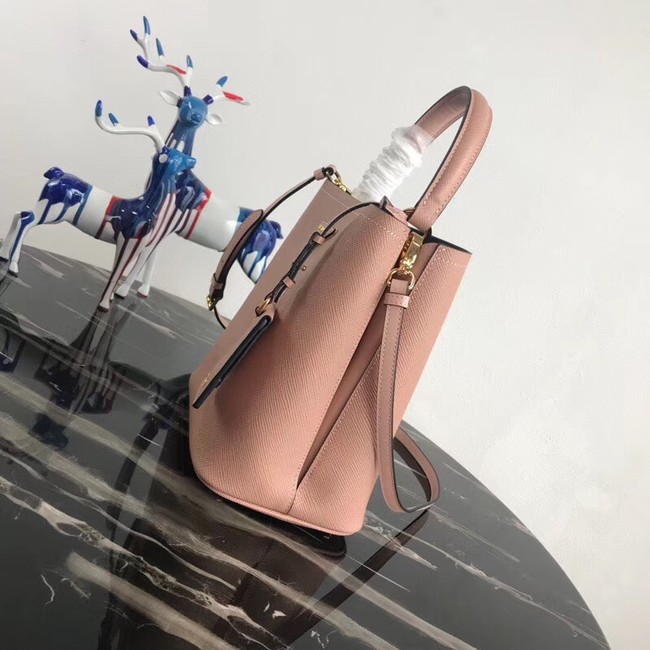 Prada Double Saffiano leather bag 1BA212 pink