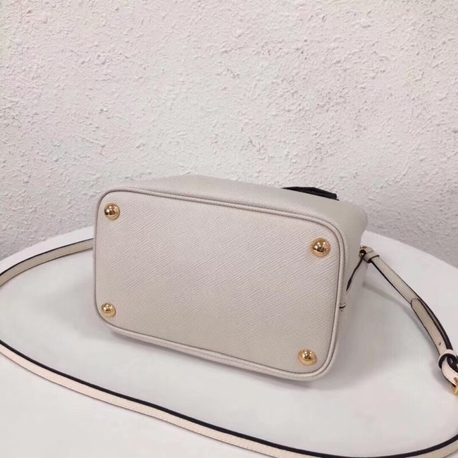 Prada Double Saffiano leather bag 1BA212 white