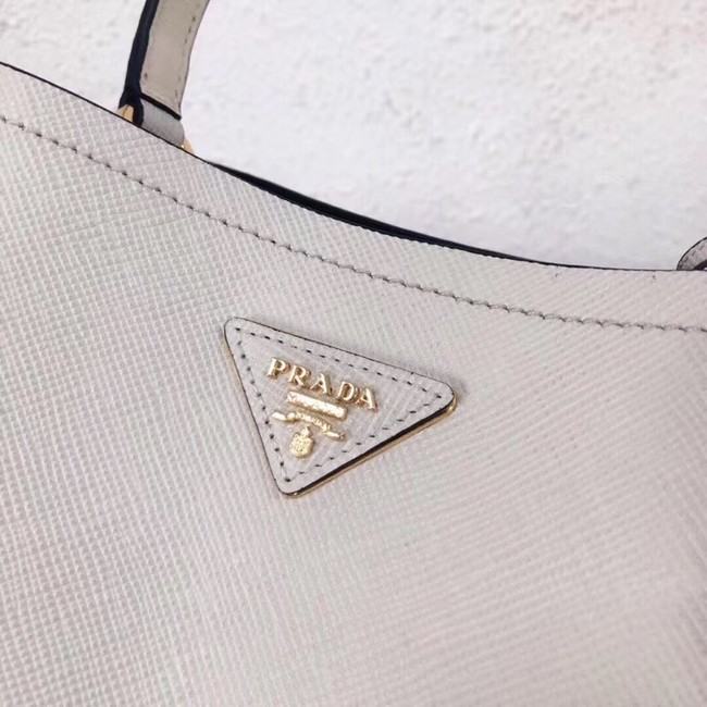 Prada Double Saffiano leather bag 1BA212 white