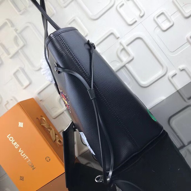 Louis Vuitton Neverfull Epi Leather MM M54185 black