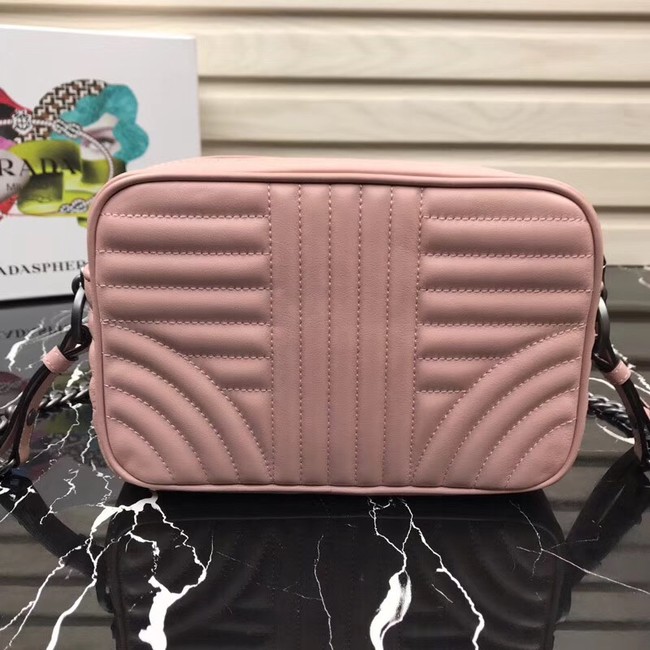 Prada Diagramme bag with crystals 1BH103 pink