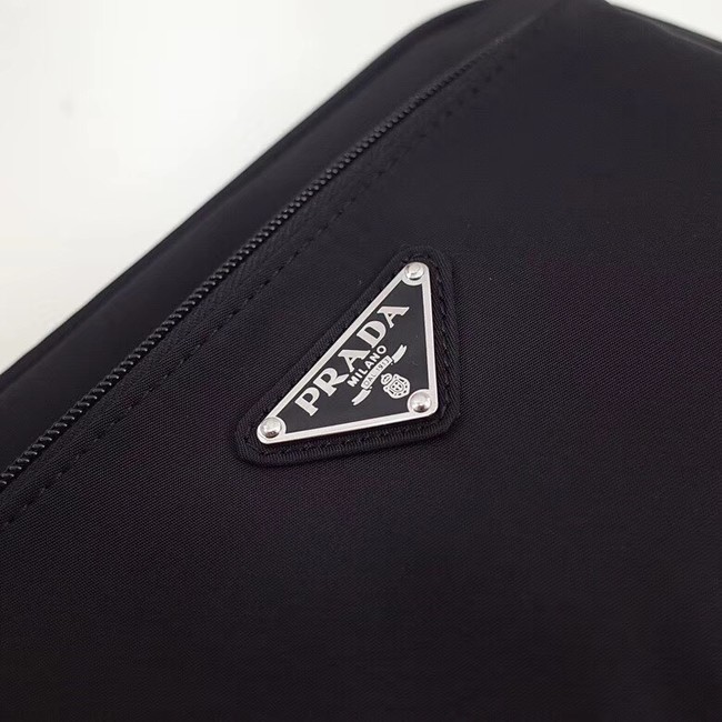 Prada Nylon and leather belt bag VA0977 black