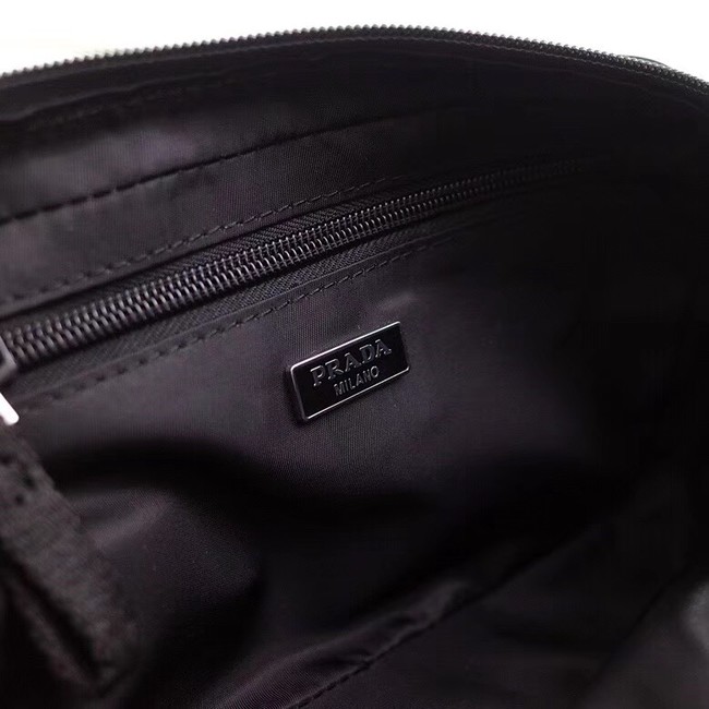 Prada Nylon and leather belt bag VA0977 black
