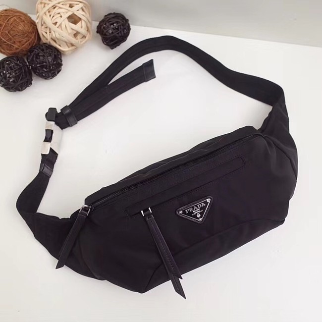 Prada Technical fabric belt bag 2VL008 black