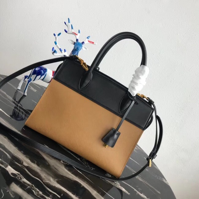 Prada Esplanade Bag 1BA046 brown&black