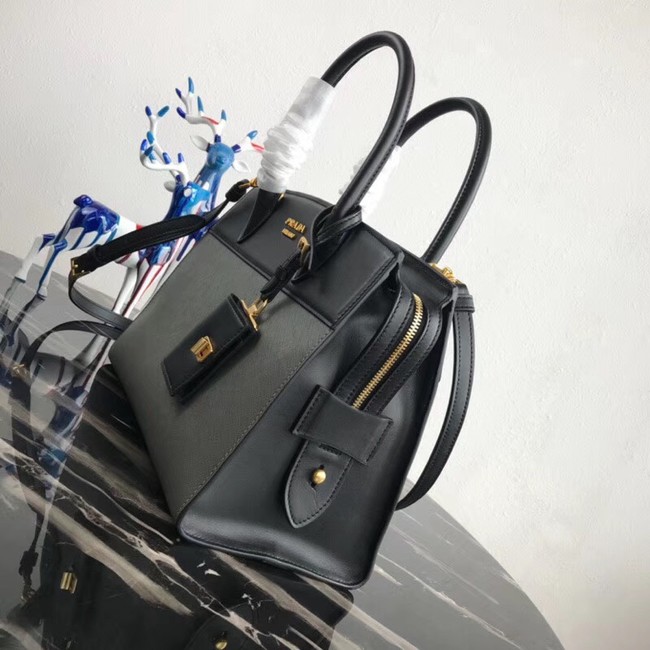 Prada Esplanade Bag 1BA046 grey&black