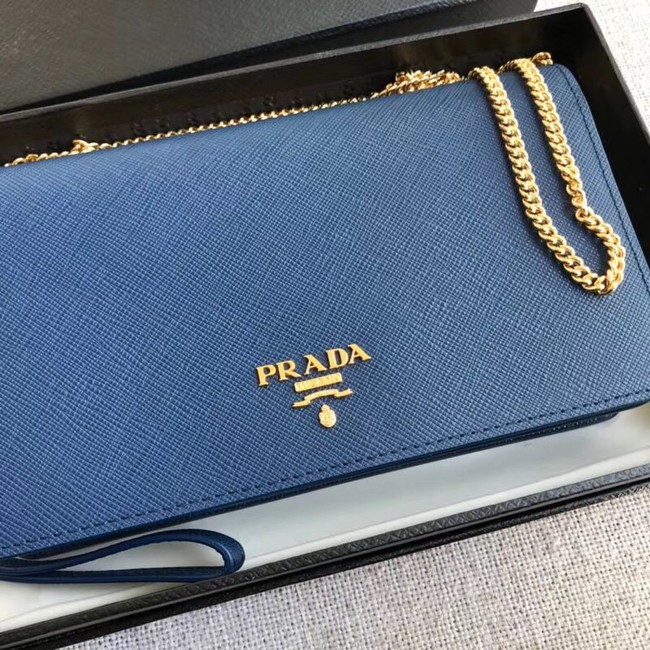 Prada Saffiano Leather Mini Bag 1HZ029 blue