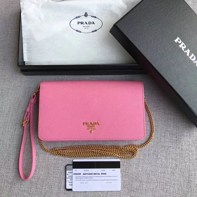 Prada Saffiano Leather Mini Bag 1HZ029 pink