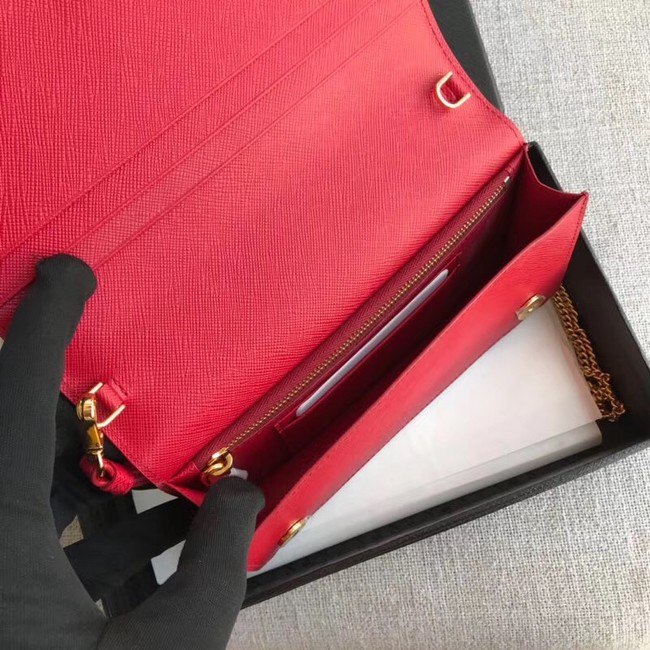 Prada Saffiano Leather Mini Bag 1HZ029 red