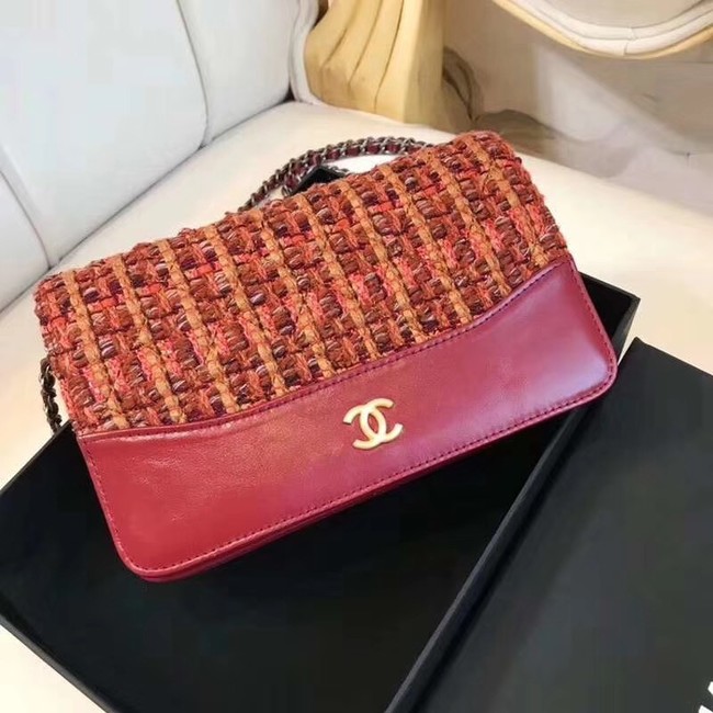 Chanel wallet on chain A84389 red
