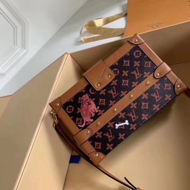 Louis Vuitton PETITE MALLE MM M53134 brown